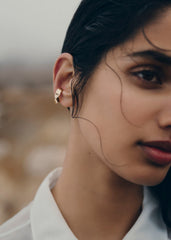 Éole Earcuff - 24 carat gold gilded