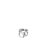 Éole Ring - Silver in rhodium plated brass