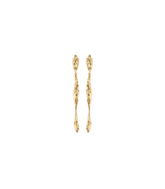 Eroz Drop Earrings - 24 carat gold-gilded edition