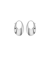 Éole Slim Hoop Earrings - Silver in rhodium plated brass