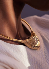 Eroz Necklace - 24 carat gold gilded