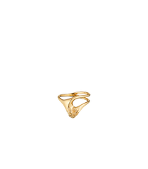 Eroz Fine Ring - 24 carat gold gilded