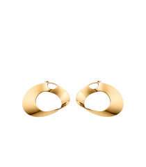 Éole Hoop Earrings - 24 carat gold gilded