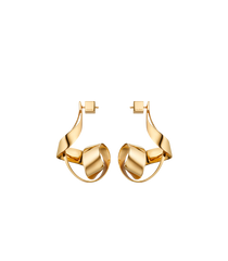 Éole Spiral Earrings - 24 carat gold-gilded