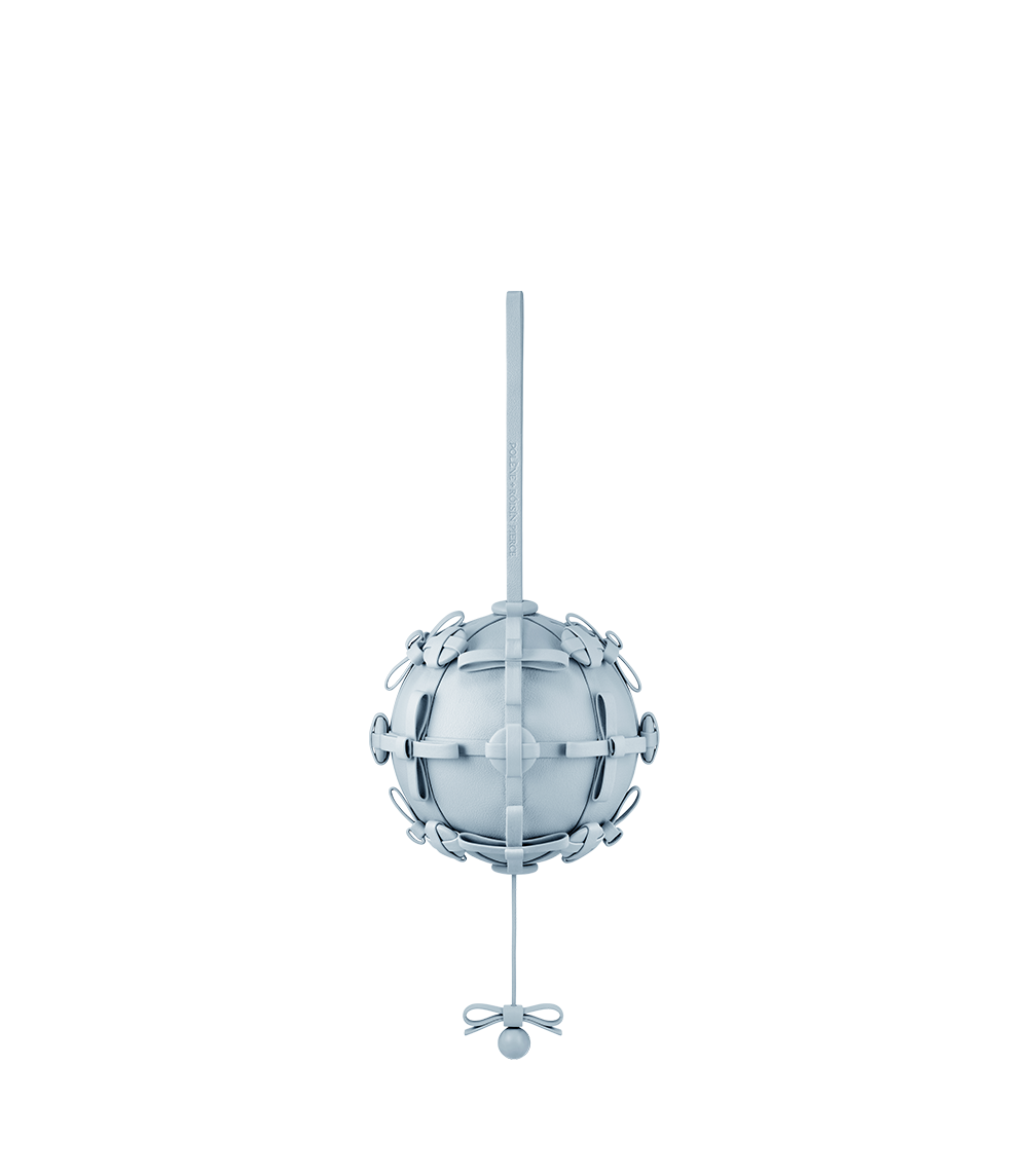 Button Bow Sphere - Cloud