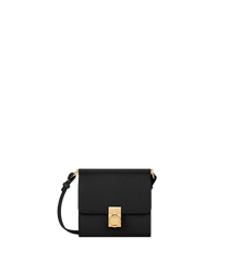 Numéro Sept Crossbody Wallet - Textured Black