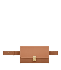 Numéro Sept Belt - Textured Duo Camel